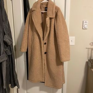 Zara large teddy coat